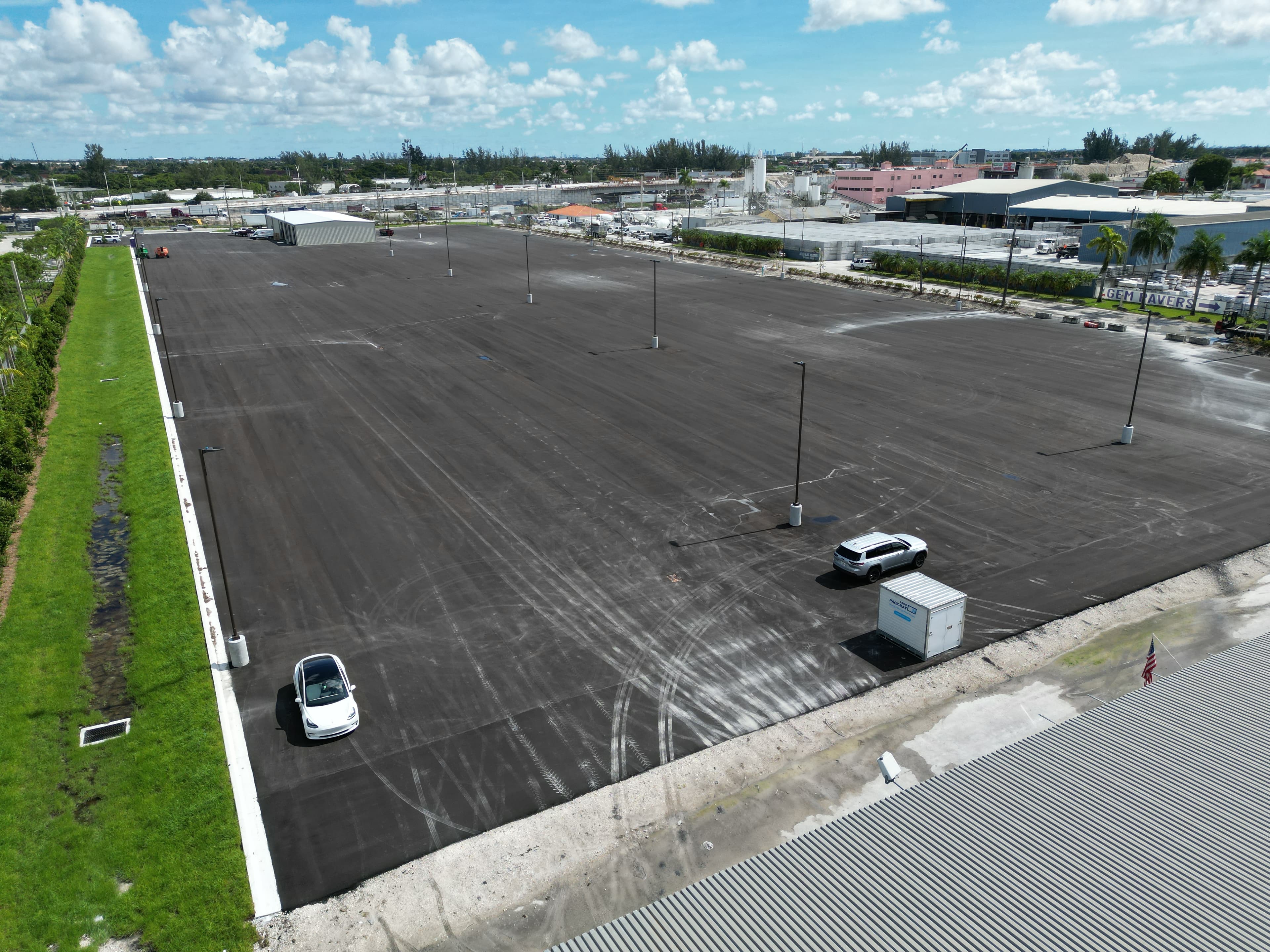 Large site prepared for acquisition screening